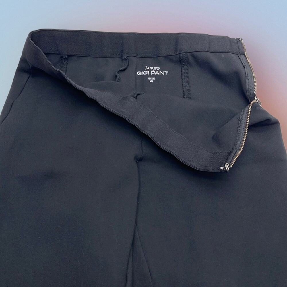 J. CREW Women’s 4 Black Stretch Ankle GIGI PANT